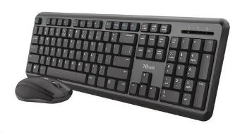 TRUST set klávesnice + myš ODY, bezdrátová, USB, US, 23942