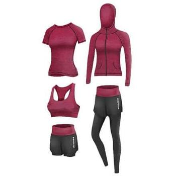 Runner 5W fitness set plum Velikost oblečení: S