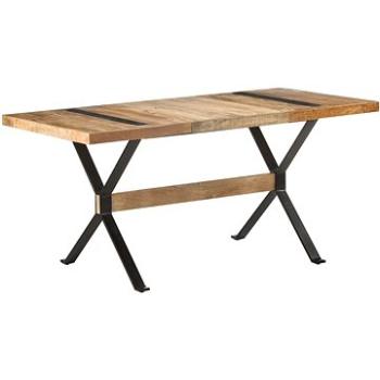 Jídelní stůl 160x80x76 cm hrubé mangovníkové dřevo 321608 (321608)