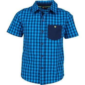Lewro MELVIN Chlapecká košile, tmavě modrá, velikost 152-158