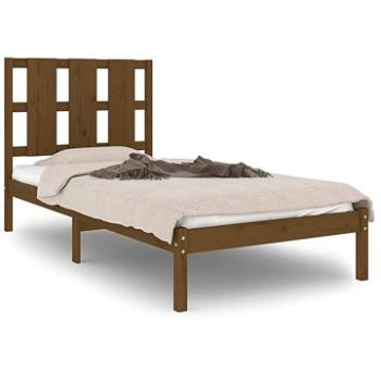 Rám postele medově hnědý masivní borovice 90 × 200 cm, 3105588 (3105588)