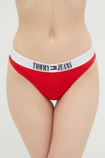 Plavkové kalhotky Tommy Jeans červená barva