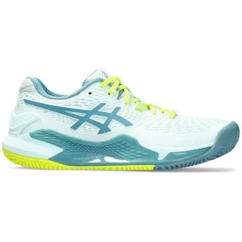 ASICS GEL-RESOLUTION 9 W CLAY Dámská tenisová obuv, světle zelená, velikost 40