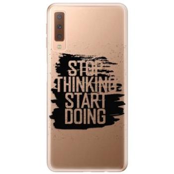 iSaprio Start Doing - black pro Samsung Galaxy A7 (2018) (stadob-TPU2_A7-2018)