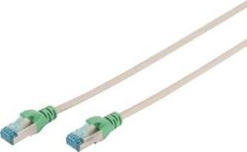 Patch kabel CAT 5e F/UTP RJ 45, vidlice ⇔ vidlice, 10 m, šedý