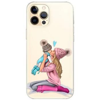 iSaprio Kissing Mom - Blond and Boy pro iPhone 12 Pro (kmbloboy-TPU3-i12p)