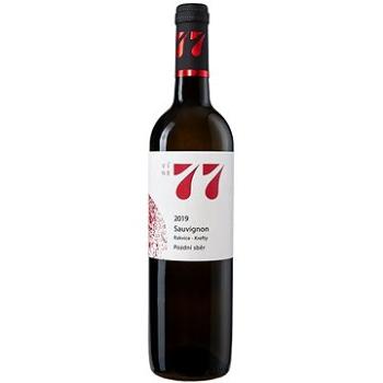 VÍNO 77 Sauvignon pozdní sběr 2019 0,75l (771904000006)