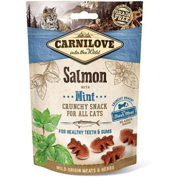 Carnilove cat crunchy snack salmon with mint with fresh meat 50 g (8595602527175)
