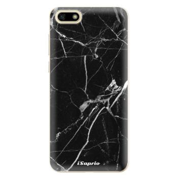 Odolné silikonové pouzdro iSaprio - Black Marble 18 - Huawei Y5 2018