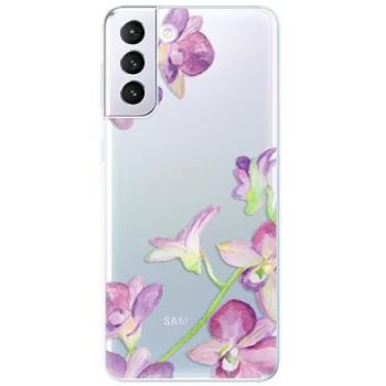 iSaprio Purple Orchid pro Samsung Galaxy S21+ (puror-TPU3-S21p)