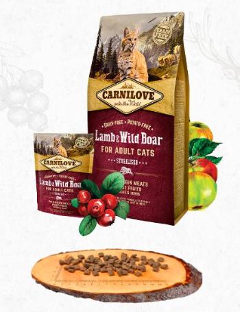 CARNILOVE cat   ADULT lamb/wild boar - 400g