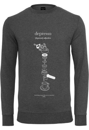 Mr. Tee Depresso Crewneck charcoal - S