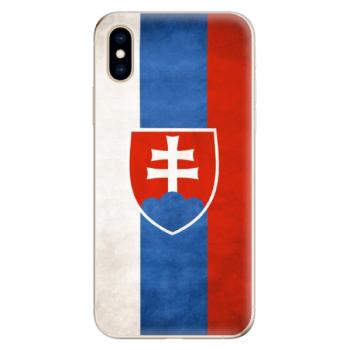 Odolné silikonové pouzdro iSaprio - Slovakia Flag - iPhone XS