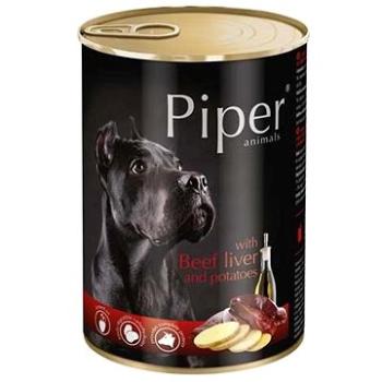 Piper Adult konzerva pro dospělé psy hovězí játra a brambory 400g (5902921300304)