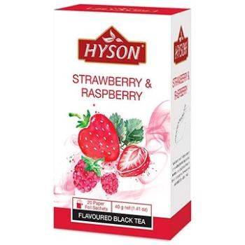 Hyson Strawberry & Raspberry, černý čaj (20 sáčků) (H013008)