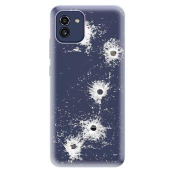 Odolné silikonové pouzdro iSaprio - Gunshots - Samsung Galaxy A03