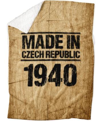 Deka Made In (rok: 1940, Podšití beránkem: ANO)