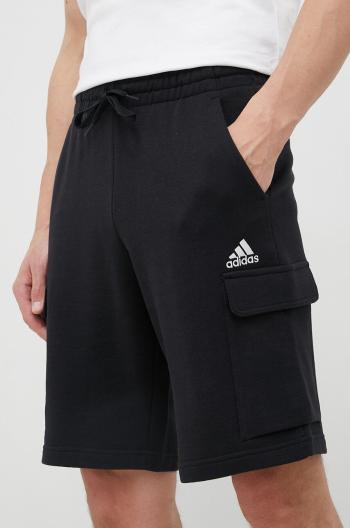 Bavlněné šortky adidas černá barva, HA4338