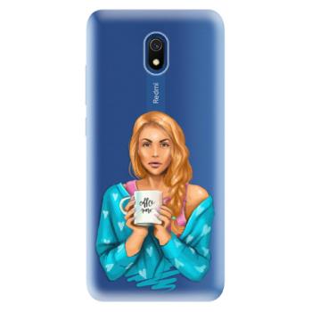 Odolné silikonové pouzdro iSaprio - Coffe Now - Redhead - Xiaomi Redmi 8A