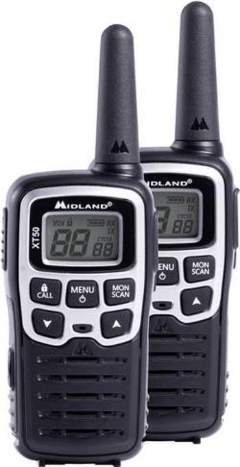 PMR radiostanice Midland XT50 C1178, sada 2 ks