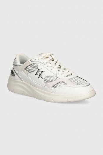 Kožené sneakers boty Karl Lagerfeld SERGER bílá barva, KL63620