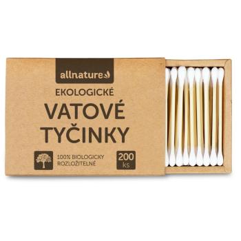 Allnature Ekologické vatové tyčinky, 200 ks