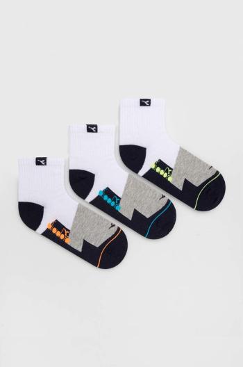 Ponožky Diadora 3-pack bílá barva