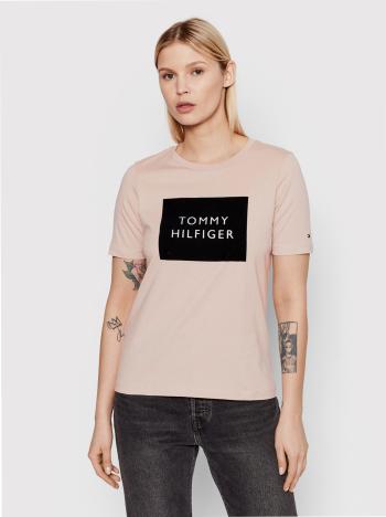 Tommy Hilfiger dámské starorůžové tričko - M (AE9)