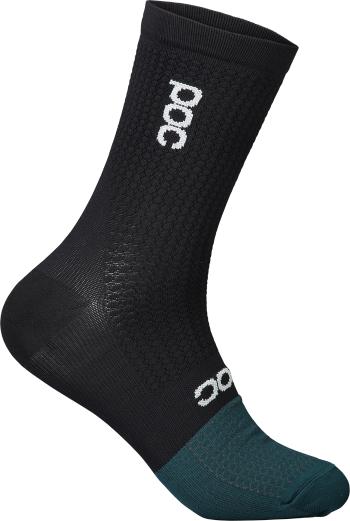 POC Flair Sock Mid - uranium black/dioptase blue 37-39