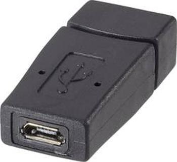 Adaptér USB 2.0 Renkforce [1x USB 2.0 zásuvka A - 1x micro USB 2.0 zásuvka B], černá