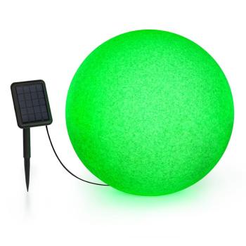 Blumfeldt Shinestone Solar 50, kulová lampa, solární panel, Ø 50 cm, RGB-LED, IP68, akumulátor