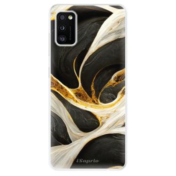 Odolné silikonové pouzdro iSaprio - Black and Gold - Samsung Galaxy A41