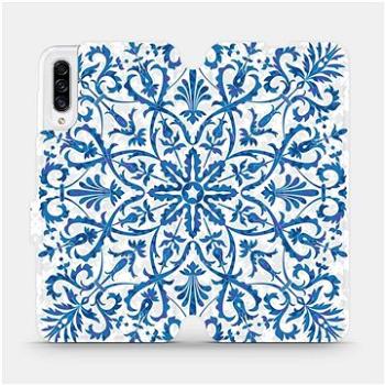 Flipové pouzdro na mobil Samsung Galaxy A30s - ME01P Modré květinové vzorce (5903516062379)