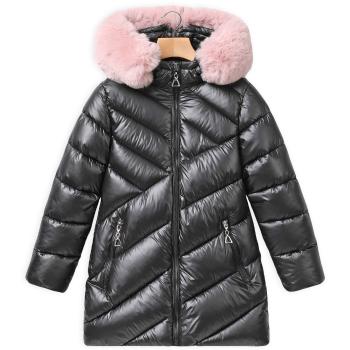 Dívčí zimní kabát GLO STORY TRIANGEL černý Velikost: 164