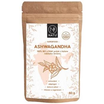 NATU Ashwagandha BIO prášek 80 g (8596299006158)