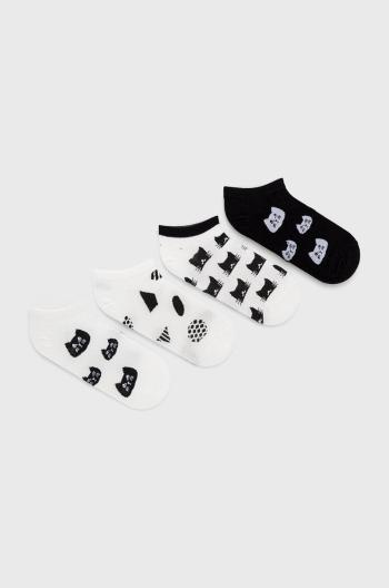 Ponožky Answear Lab ( 4-pak) dámské, bílá barva