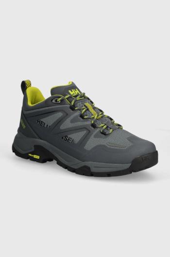 Boty Helly Hansen Cascade Low HT pánské, šedá barva