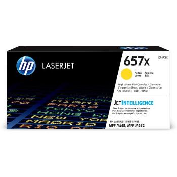 HP CF472X - originální toner HP 657X, žlutý, 23000 stran