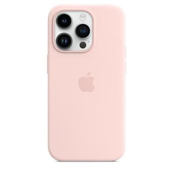 APPLE iPhone 14 Pro silikonové pouzdro s MagSafe - Chalk Pink