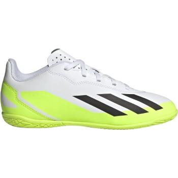 adidas X CRAZYFAST.4 IN J Dětské sálovky, bílá, velikost 38 2/3