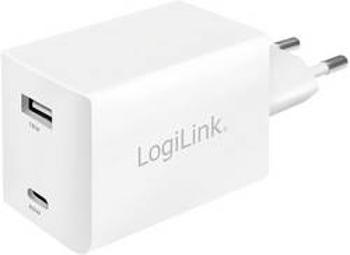 USB nabíječka LogiLink PA0230, nabíjecí proud 3 A, bílá