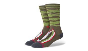 Stance Stample Warbird Crew Sock zelené A545C20WAR-OLV