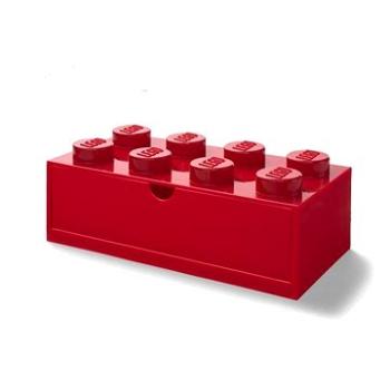 LEGO stolní box 8 se zásuvkou červený (5711938032012)