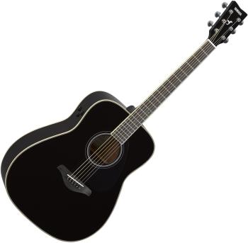 Yamaha FG-TA Black Elektroakustická kytara Dreadnought