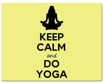 Podložka pod myš Keep calm and do yoga
