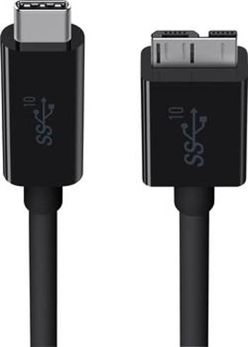 USB 3.0 kabel Belkin F2CU031bt1M-BLK F2CU031BT1M-BLK, 91.00 cm, černá