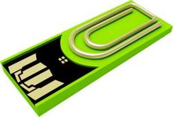 USB flash disk Xlyne Clip/Me Clip/Me, 8 GB, USB 2.0, zelená