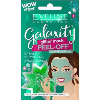 EVELINE COSMETICS Galaxity glitter green intensely detoxifying and moisturizing peel-off mask 10 ml (5903416023197)