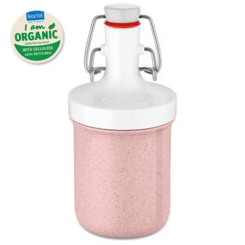 Láhev na vodu PLOPP TO GO MINI 200 ml organická růžová