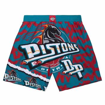 Mitchell & Ness shorts Detroit Pistons Jumbotron 2.0 Submimated Mesh Shorts teal - L